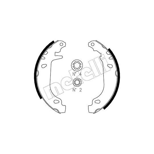 53-0022 - Brake Shoe Set 