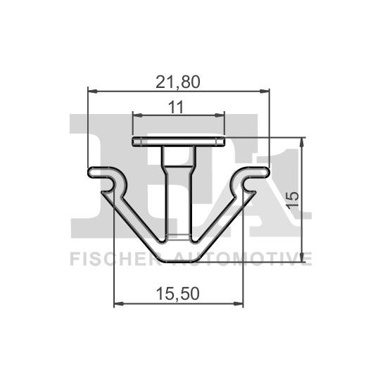 11-10028.5 - Clip, trim/protection strip 