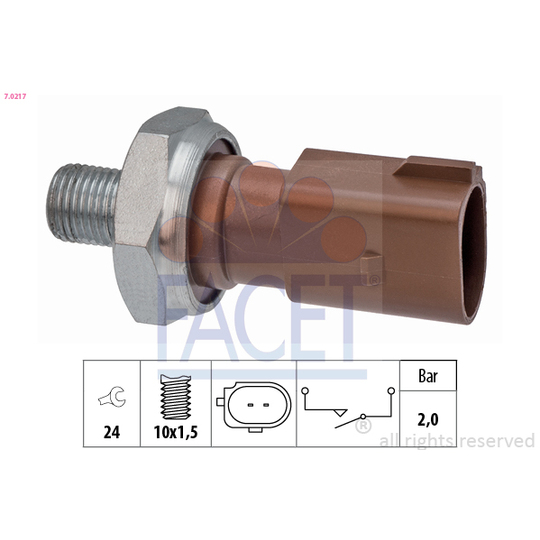 7.0217 - Oljetryckskontakt 