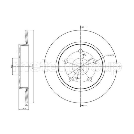 23-1022C - Brake Disc 