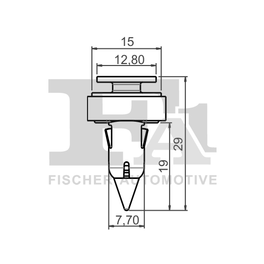 14-40084.5 - Clip, trim/protection strip 