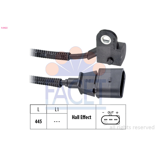 9.0422 - Sensor, camshaft position 