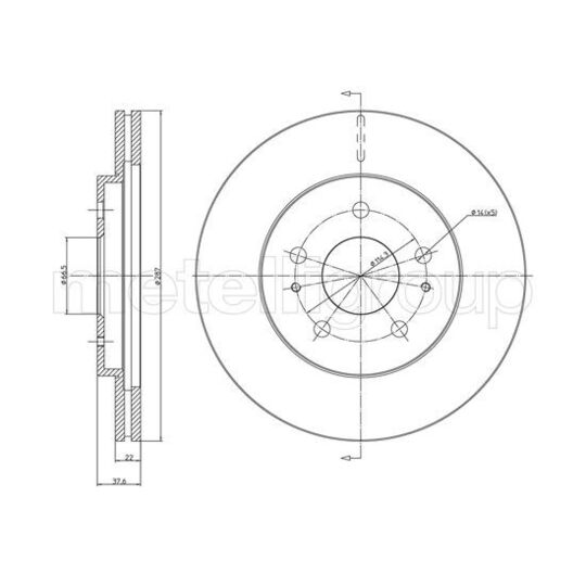 23-1687C - Brake Disc 