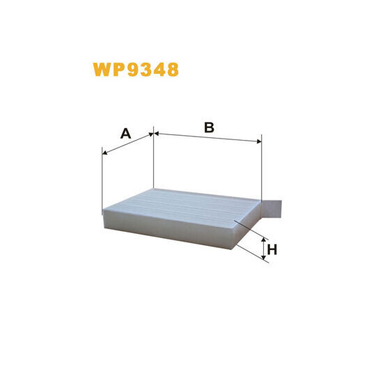 WP9348 - Filter, interior air 