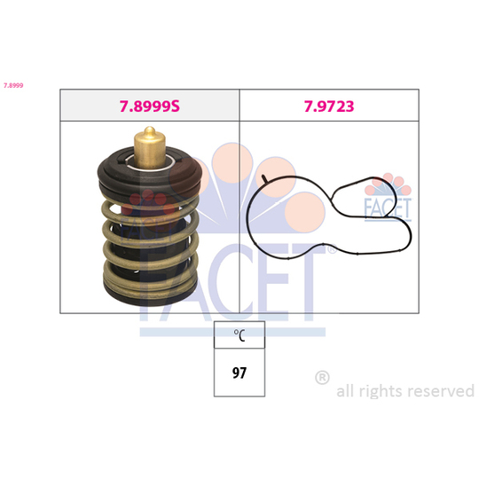 7.8999 - Thermostat, coolant 