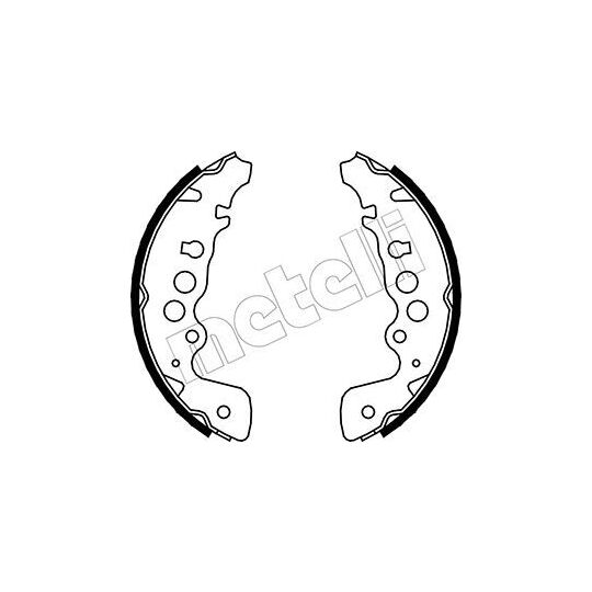 53-0401 - Brake Shoe Set 