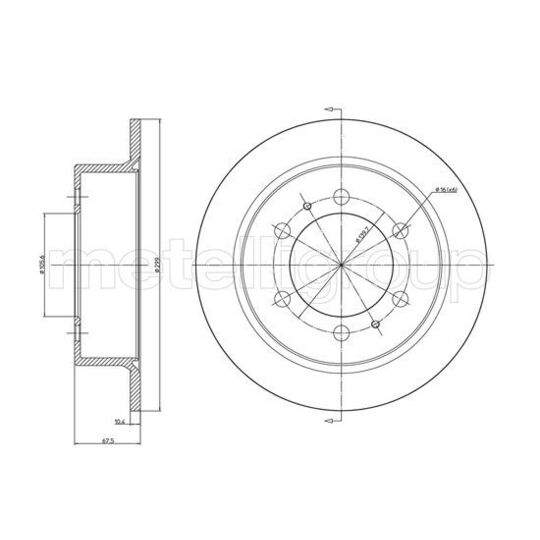 23-1034C - Brake Disc 