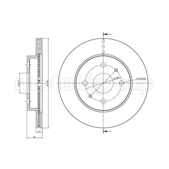 23-0923C - Brake Disc 