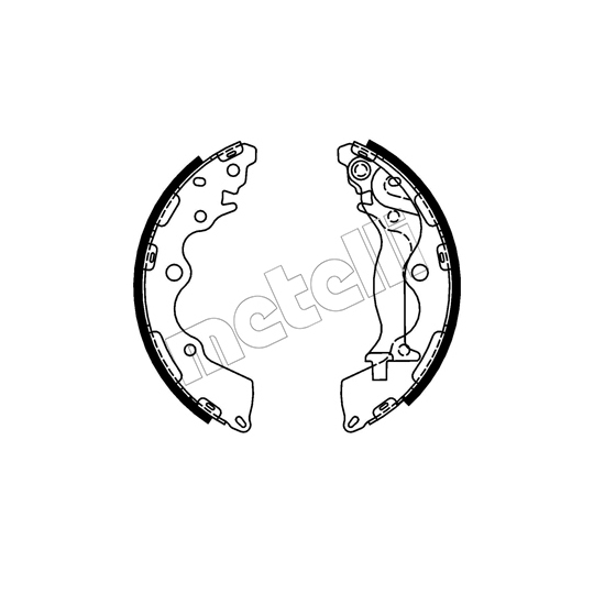 53-0739 - Brake Shoe Set 