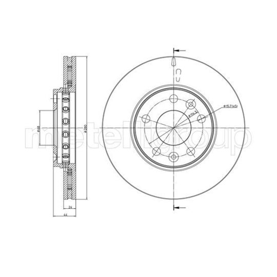 23-0981C - Brake Disc 