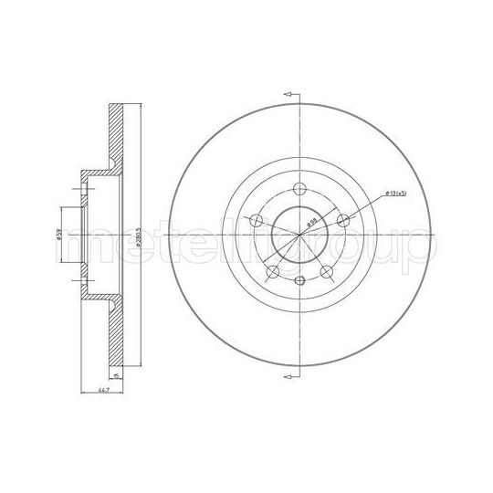 23-0472C - Brake Disc 