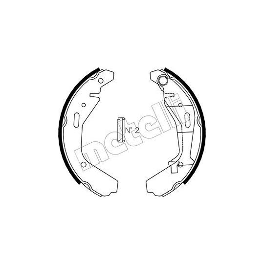 53-0318 - Brake Shoe Set 