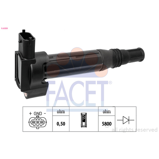 9.6509 - Ignition coil 