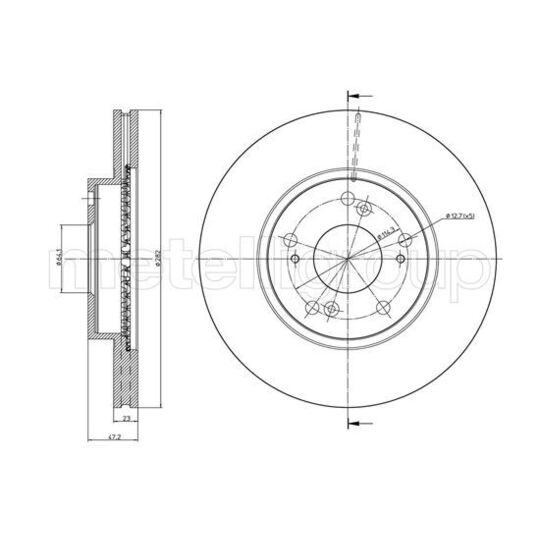 23-0958C - Brake Disc 