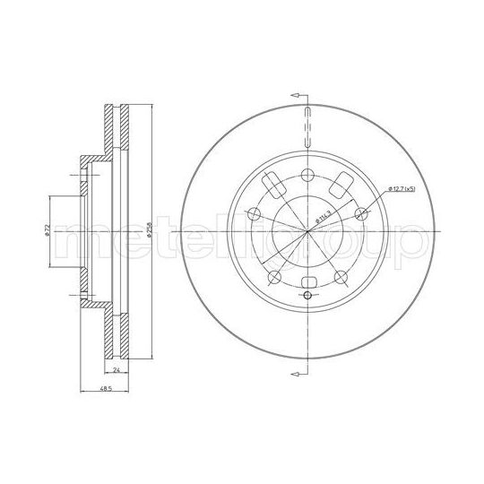 23-0347 - Brake Disc 