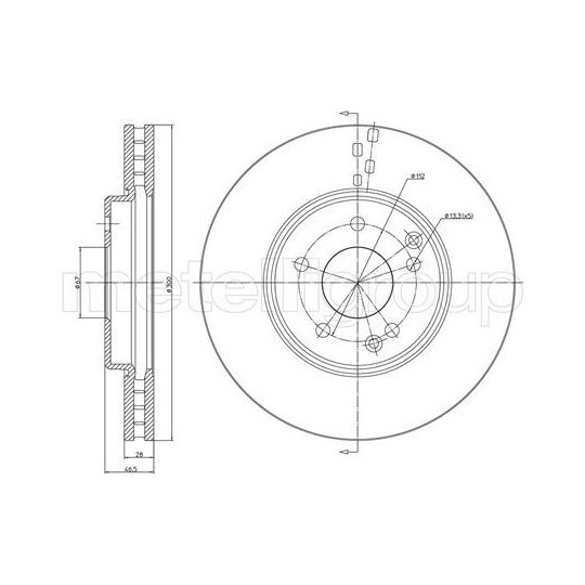 23-0753C - Brake Disc 