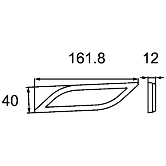 8RA 013 347-057 - Reflex Reflector 