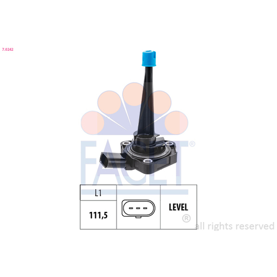 7.0242 - Sensor, motoroljenivå 