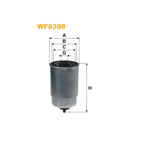 WF8398 - Kütusefilter 