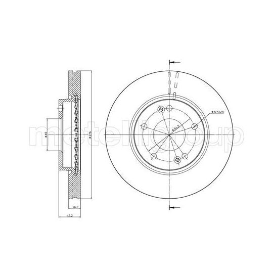 23-0843C - Brake Disc 