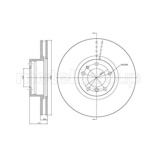 23-0703C - Brake Disc 