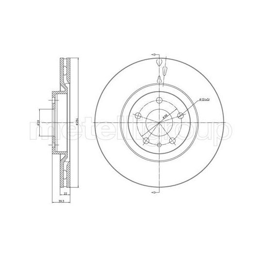 23-0387 - Brake Disc 