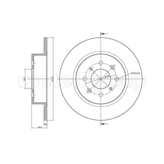 23-0612C - Brake Disc 