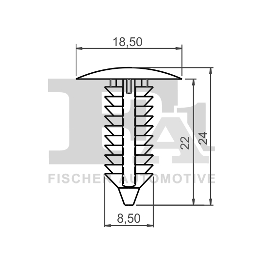 21-10024.5 - Clip, trim/protection strip 