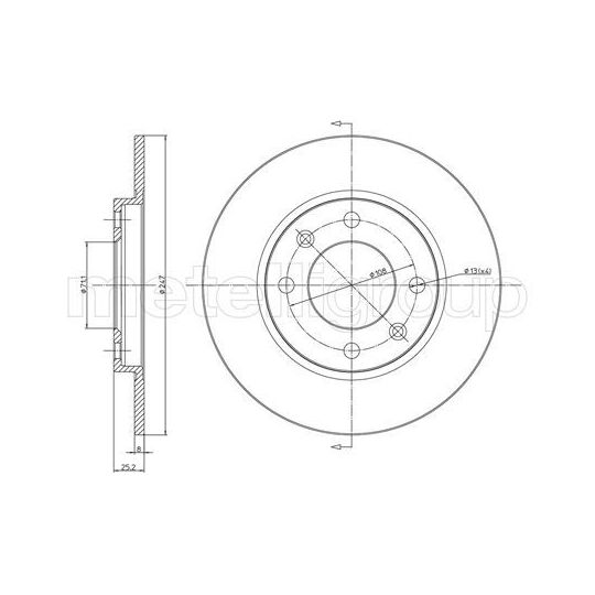 23-0271 - Brake Disc 