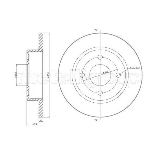 23-0348 - Brake Disc 