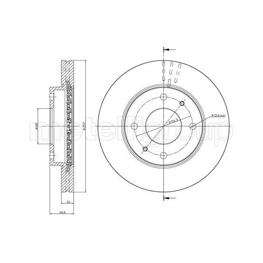 23-0591 - Brake Disc 