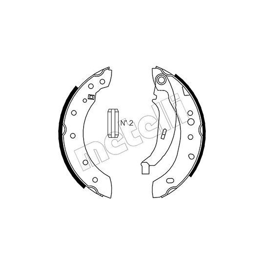 53-0332 - Brake Shoe Set 