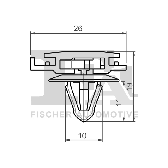 22-40023.5 - Clip, trim/protection strip 