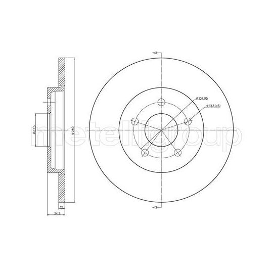 23-0683C - Brake Disc 