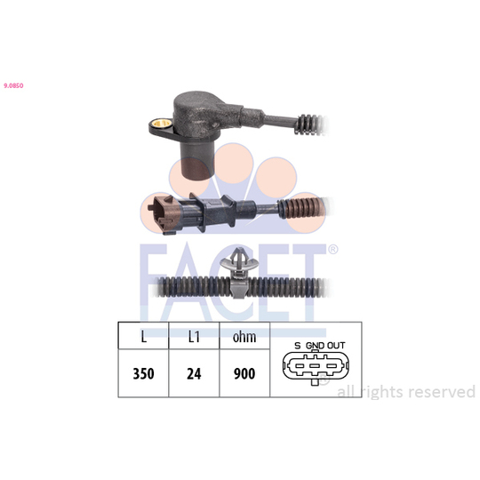 9.0850 - Sensor, crankshaft pulse 