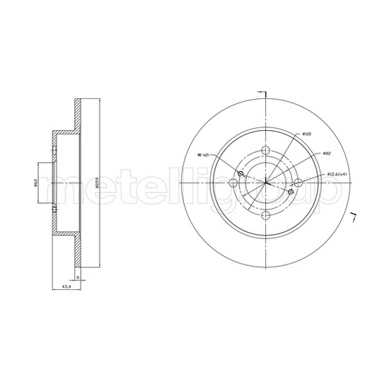 23-1758C - Brake Disc 