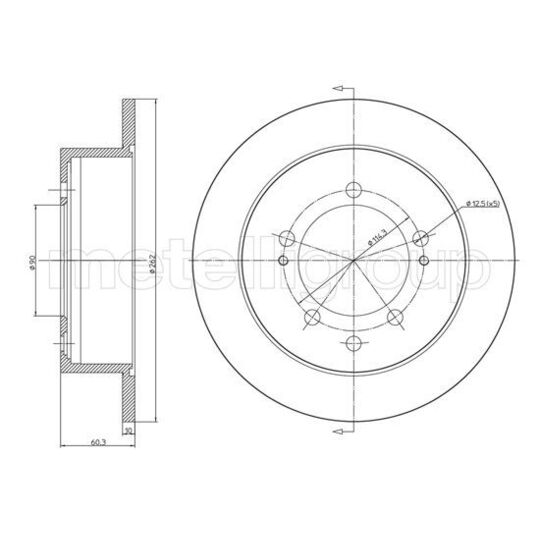 23-1650C - Brake Disc 