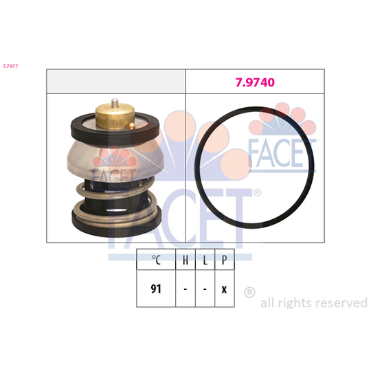 7.7977 - Thermostat, coolant 