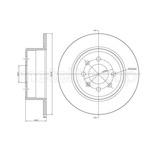 23-0606C - Brake Disc 