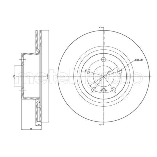 23-1261C - Brake Disc 