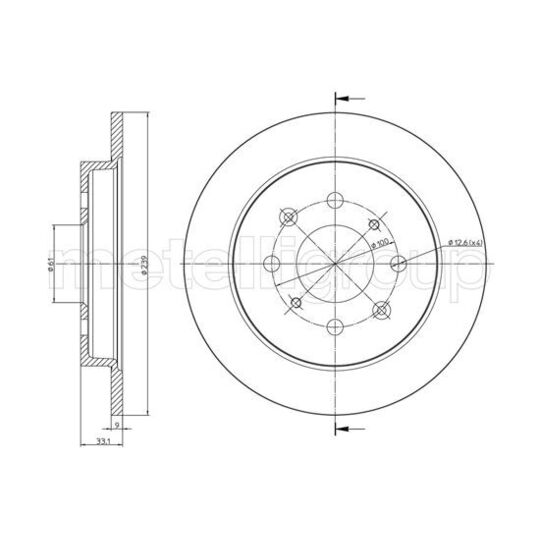 23-1664C - Brake Disc 