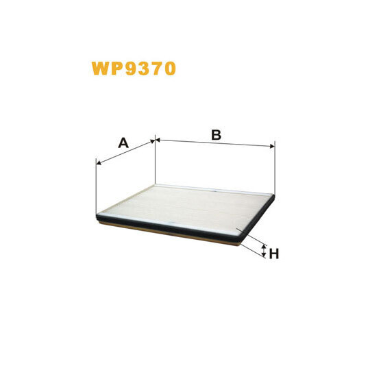 WP9370 - Filter, interior air 