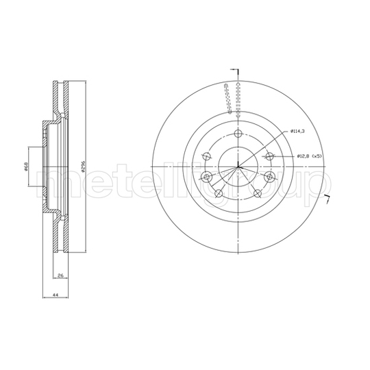 23-1762C - Brake Disc 