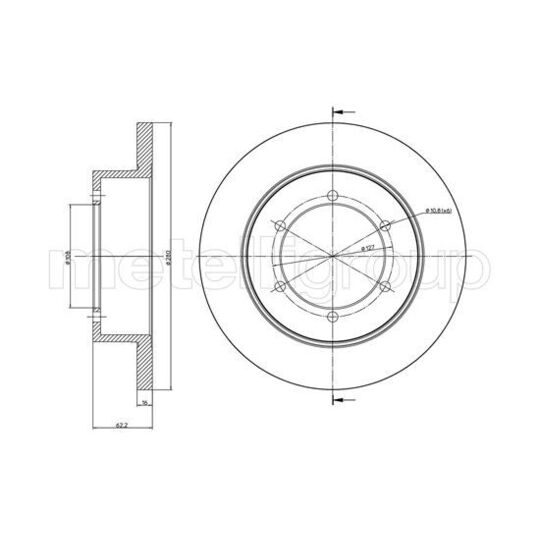 23-1109C - Brake Disc 