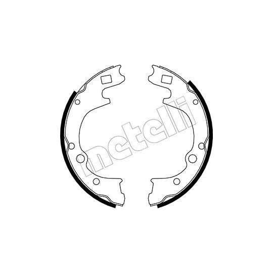 53-0221 - Brake Shoe Set 