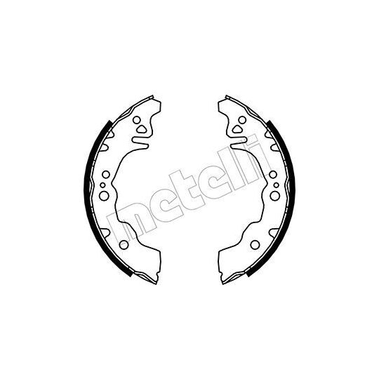 53-0043 - Brake Shoe Set 