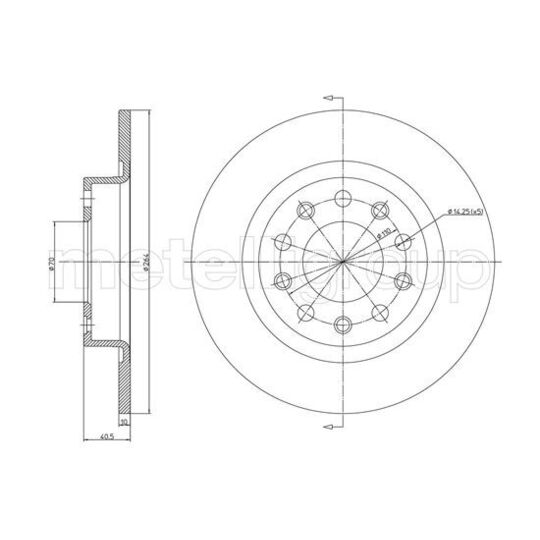 23-1255C - Brake Disc 