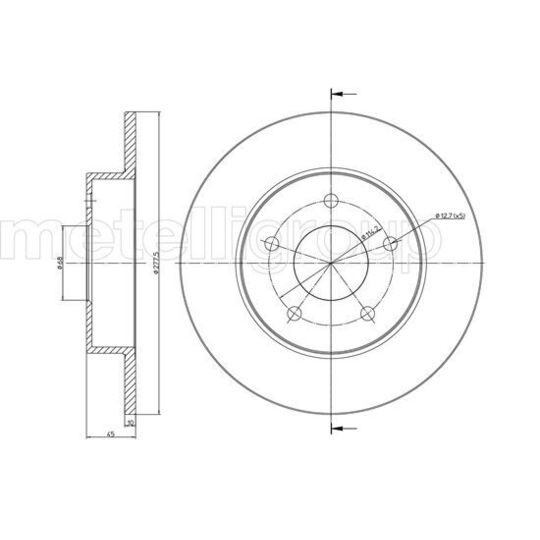 23-0762C - Brake Disc 