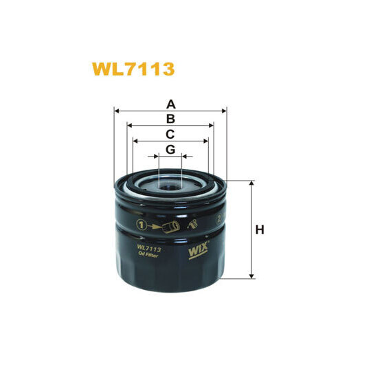 WL7113 - Oil filter 