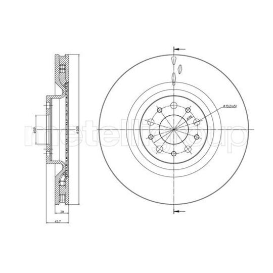 23-1392C - Brake Disc 